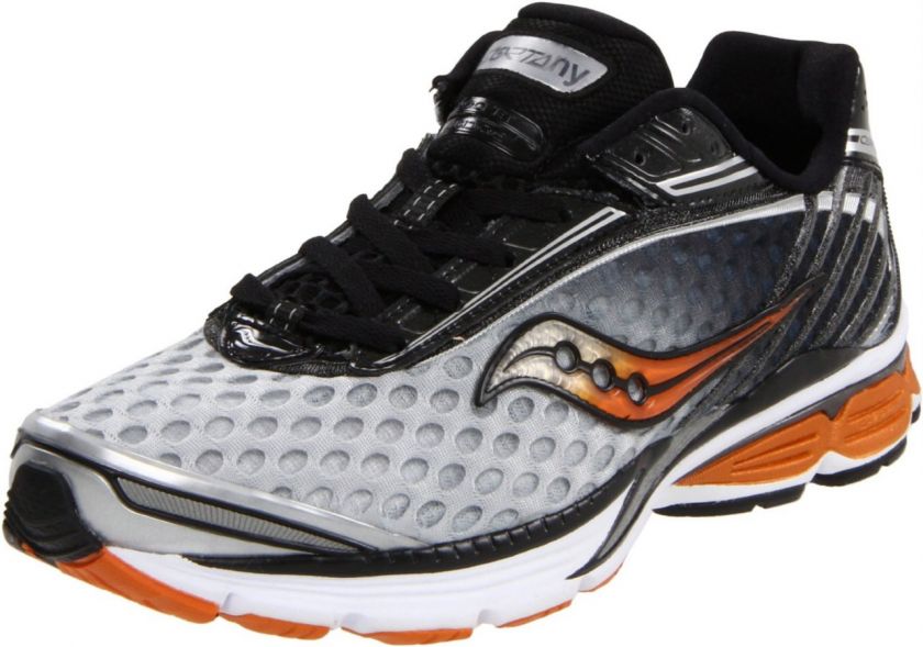 Saucony Mens Powergrid Cortana Running Shoe Sneaker Silver Black 