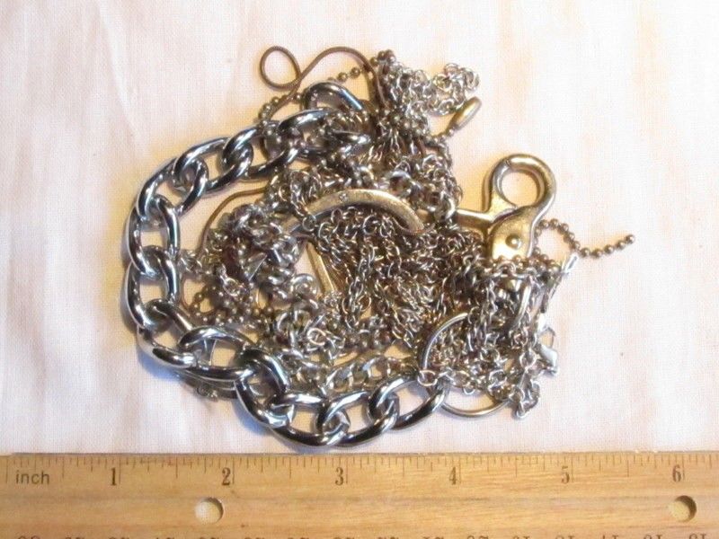 Vintage 116grams Scrap WHITE METAL SILVER GOLD PLATED Craft Jewelry 