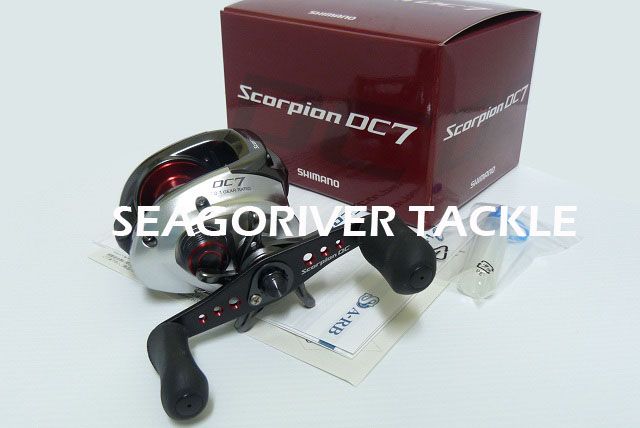 LATEST 2011 SHIMANO SCORPION DC 7 (LEFT) BAITCASTING REEL ( NEW IN BOX 