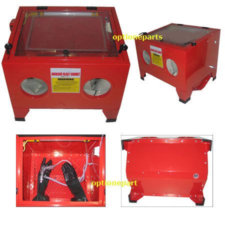 80PSI TABLE TOP 5CFM ABRASIVE SANDBLASTER BLAST CABINET  