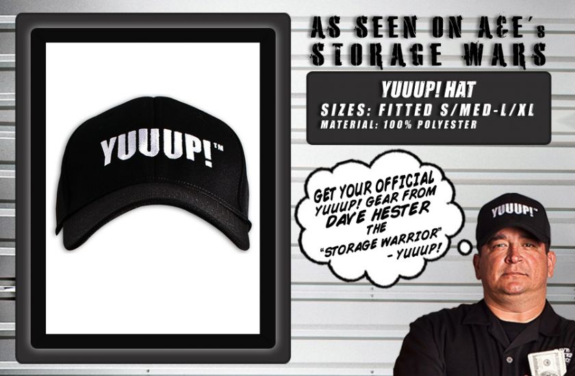 OFFICIAL Dave Hester YUUUP Hat As Seen On Storage Wars  