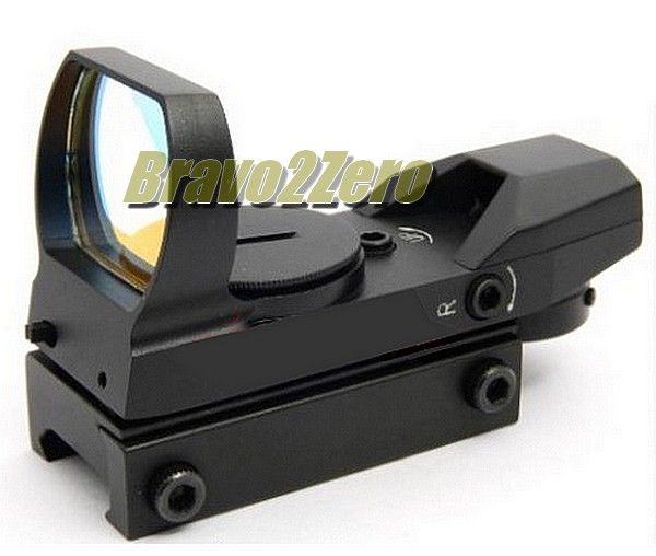 NcSTAR Style 33mm Red Green 4 Reticle Holographic Sight for Airsoft 