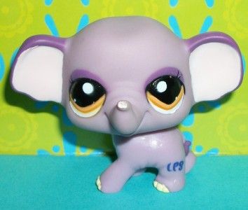 Littlest Pet Shop Elephant Special Edition Purple 1086 Authentic Lps 