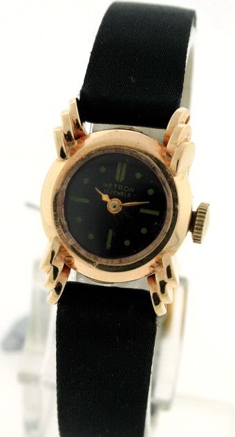 Metron 18k Yellow Gold RARE ladies watch.  