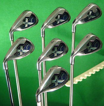 LH Callaway X 18 Irons 6 PW AW SW Graphite Senior  