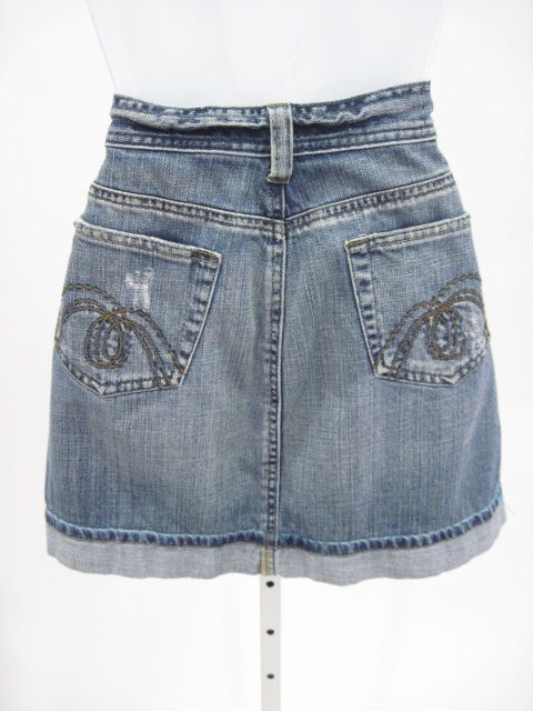 MAVI Denim Janick Distressed Short Skirt Sz S  