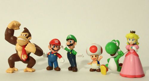Super Mario Series 1 Set of 6 Mini Party Figures  