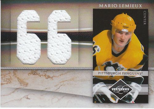 MARIO LEMIEUX 2010 PANINI CERTIFIED LARGE # JERSEY#/99  