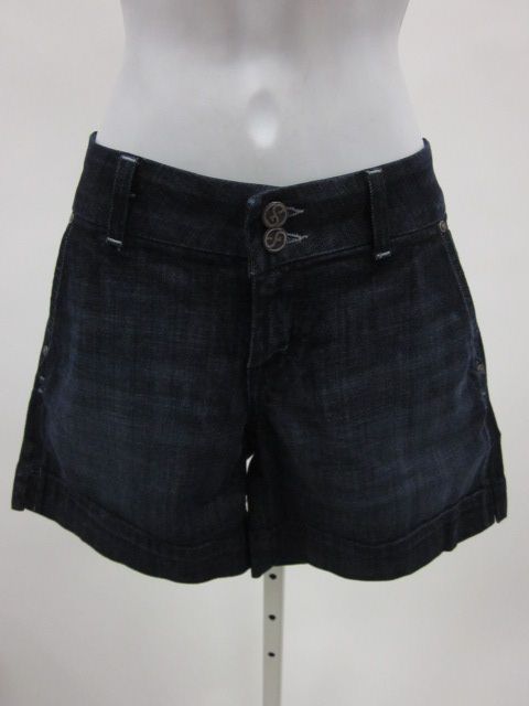 DYLAN GEORGE Dark Wash High Waisted Denim Jean Shorts M  