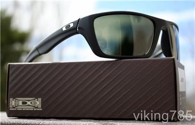 New OAKLEY Jury Mens Sunglasses Matte Black Dark Grey OO4045 04 $190 