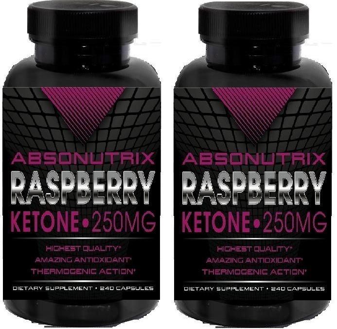 Absonutrix Ketone Raspberry Ketones   2 Bottles 480 Capsules Free 