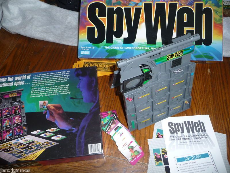 SPY WEB board game good shape ready to play used  