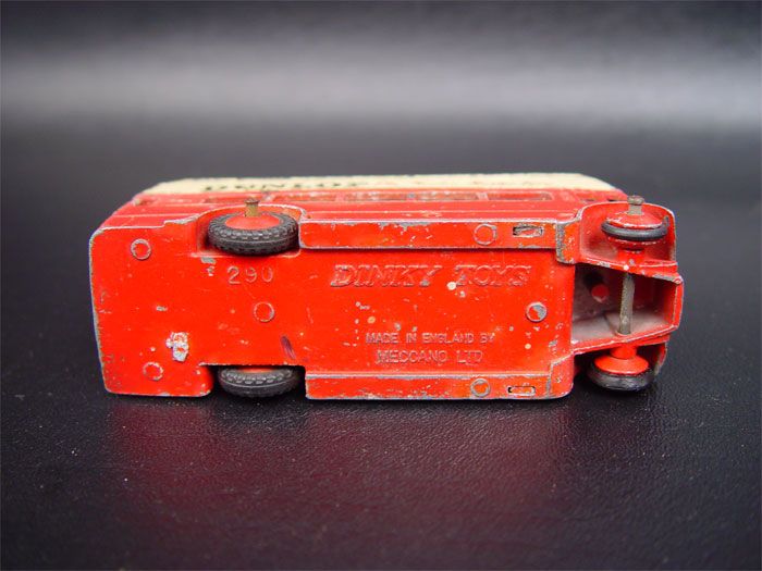 Vintage Dinky Toys Double Decker Bus #290 Dunlop Logo  