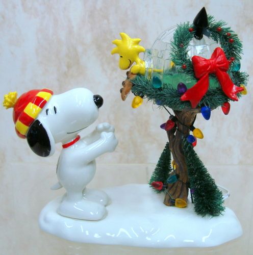 DEPT 56 Getting Ready Christmas Snoopy Woodstock 808960  