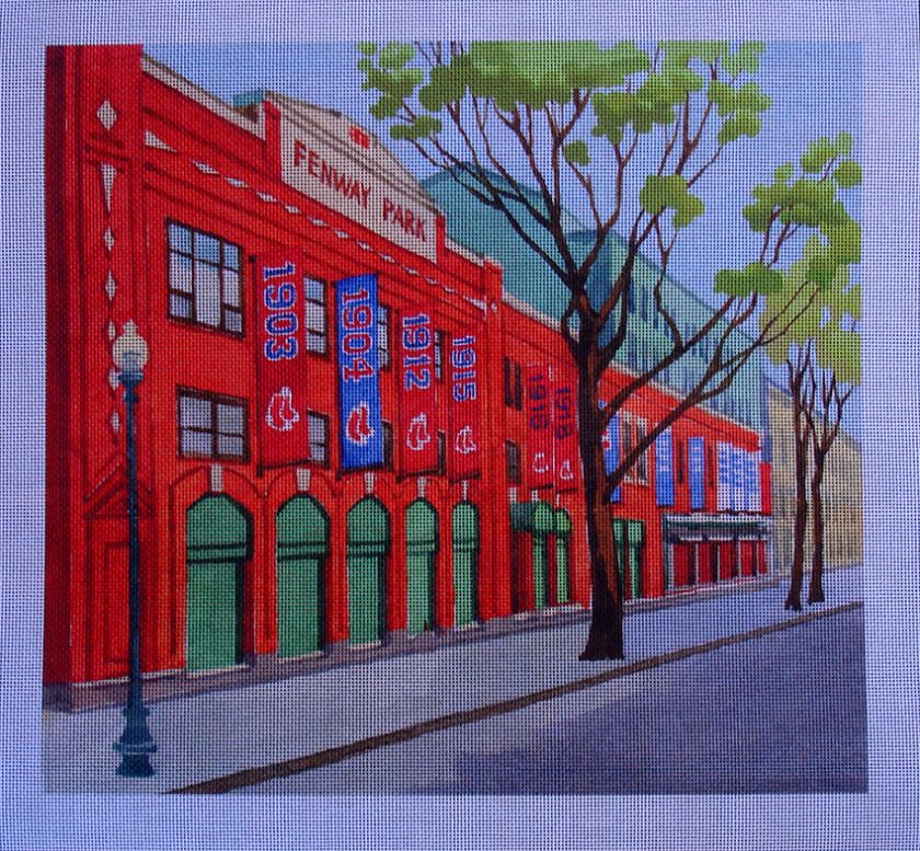 Needlepoint canvas Boston Fenway Park  