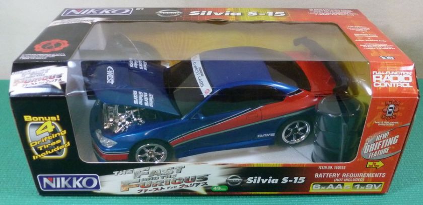 Brand NIKKO New Nissan Silvia S 15 Radio Controlled Car 160555 