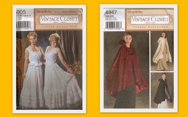   Sewing Pattern Misses Vintage Closet Costume Teresa   