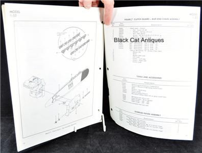 McCulloch Chain Saw #1 53 Illustrated Parts List 1962  