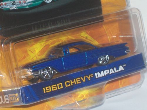 Jada Dub City 164 RARE Candy Blue 60 Chevy Impala  