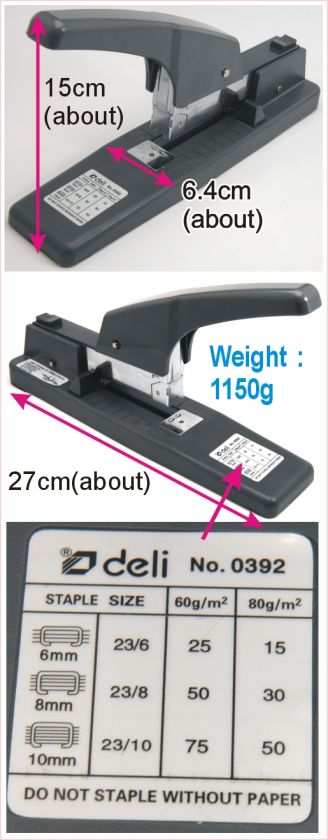 Heavy Duty Stapler 23/6 23/10 Staples Office Industry  