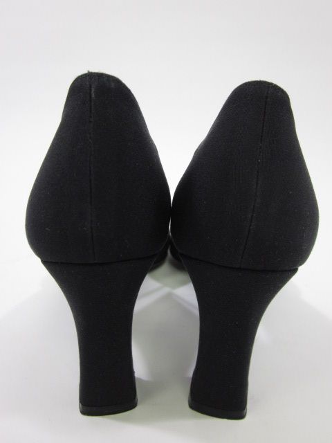 STUART WEITZMAN Black Strappy Heels Shoes Sz 8.5 AA  