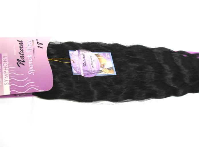 18 SPANISH WAVE WEAVING HAIR   Synthetic Hair  