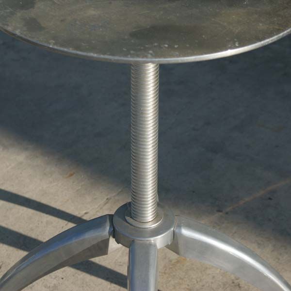 Industrial Accent Metal Dining Table Base  