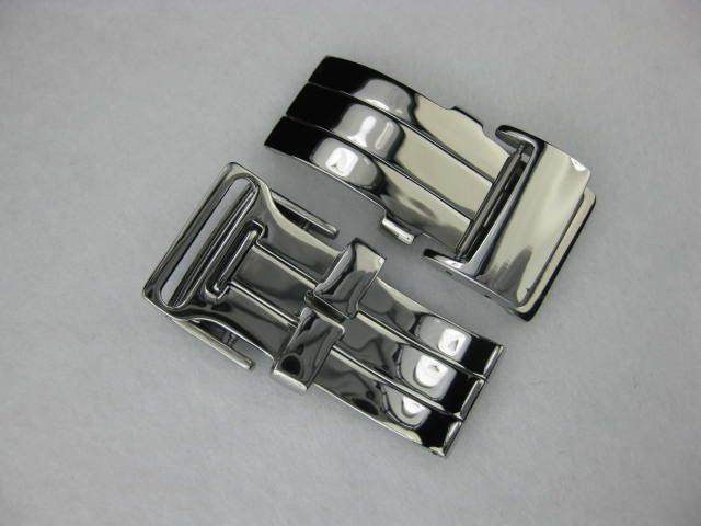 22mm Deployment Leather Strap Buckle Set for BREITLING  