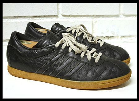 Mens Vintage Adidas TOBACCO Rom Berlin Shoes Size 12 Bern Black Gum 