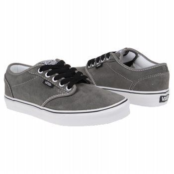 VANS KIDS ATWOOD Skate Shoes GUNMETAL WHITE 10.5 3 NWT  