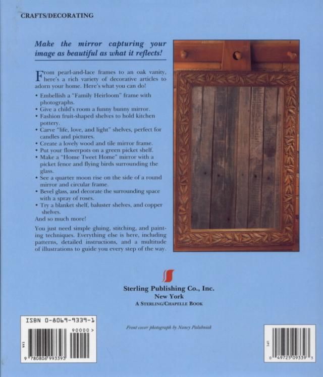 MAKING DECORATIVE MIRRORS & SHELVES Craft Book NEW  