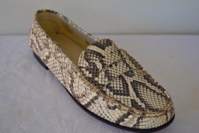 NIB JP TODS PYTHON SNAKE PELLAME DONNA SHOES~40.5 10.5  