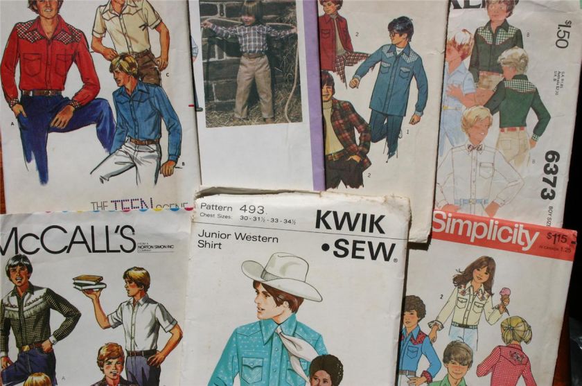 BOYS WESTERN SHIRT PATTERN VARIETY SIZE, STYLE  