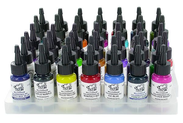 Millenium Moms Tattoo Inks Bxed Kit with 41 1oz Btles  