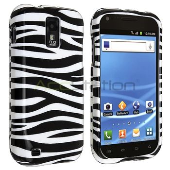   Zebra Rubber Case For Samsung Galaxy S2 Hercules T989 T Mobile  