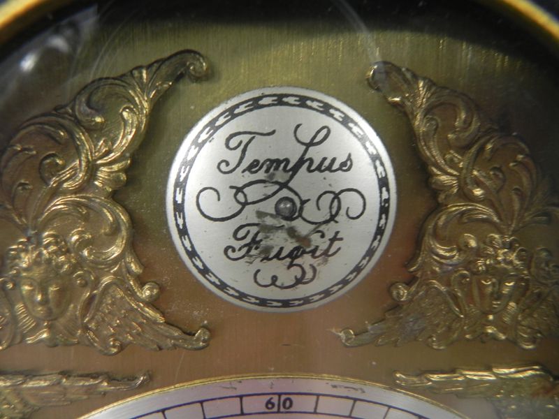   Elliott London England tempus fugit clock early 20s century  