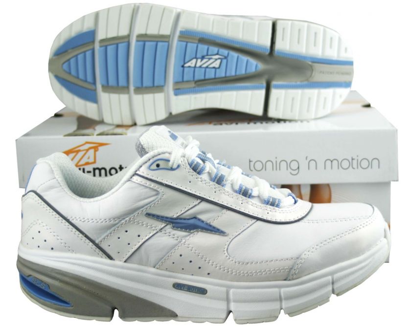 New WOMENS Avia iSHAPE Avi Motion WHITE Trainers SIZE  