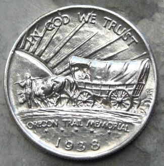 1938 S OREGON TRAIL COMMEMORATIVE GEM BU+  