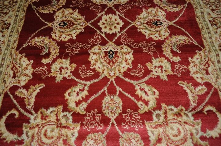   Red Floral Design 82x910 Area Rug   Carpet (AREA SIZE 8x10)  