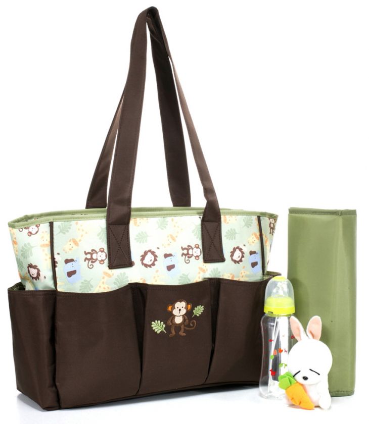 New with Monkey pattern Baby Diaper Nappy Bag (BB1336)  