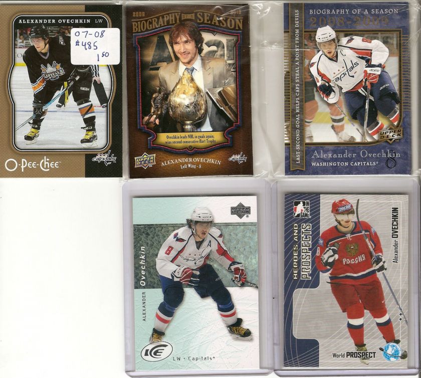 15 X Alexander Ovechkin 09 10 10 11 Upperdeck Biography Of A Season 