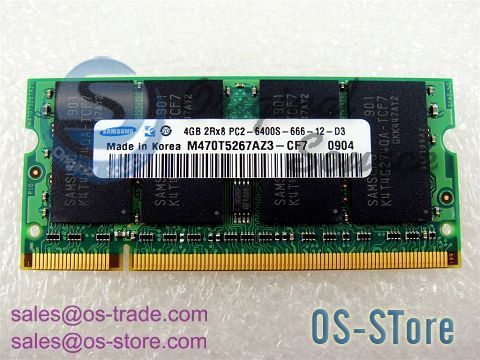 Samsung DDR2 4GB PC2 6400s 800Mhz DRAM M470T5267AZ3 CF7  