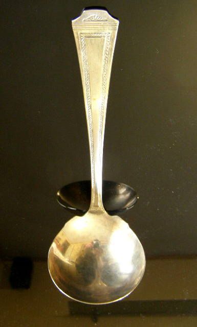 Sheffield A.1 Plate U.S.Plate 5 Gravy Ladle Solid Piece  