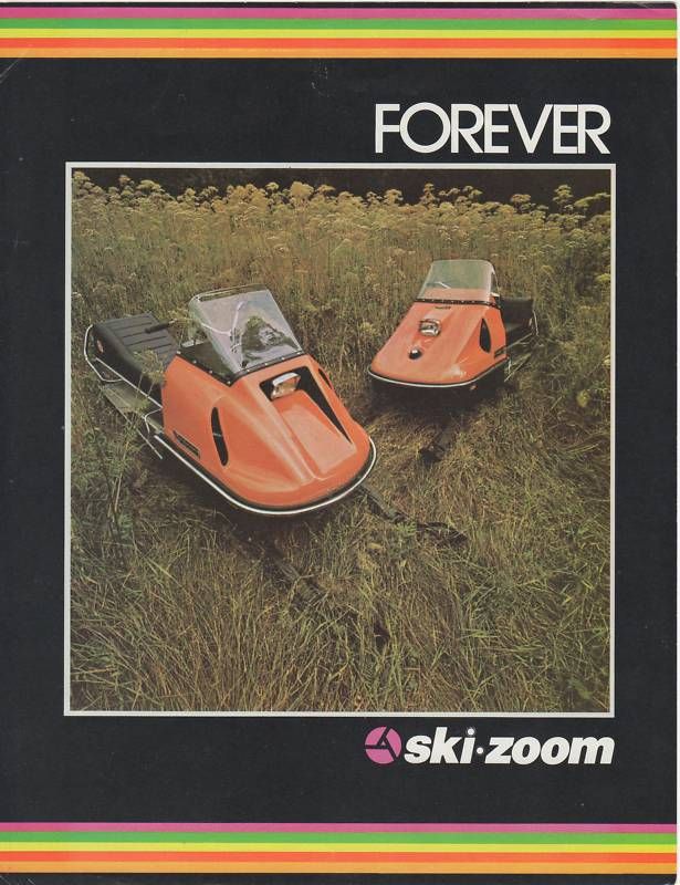 FOREVER SKI ZOOM SNOWMOBILE SALES BROCHURE  