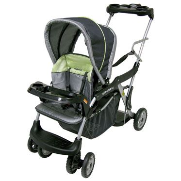   Galaxy Sit N Stand LX Baby Double Stroller w/Car Seat Adapter  