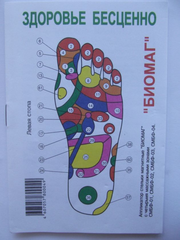 MAGNETIC INSOLES MASSAGE MEDICINAL ACUPRESSURE INSOLES  