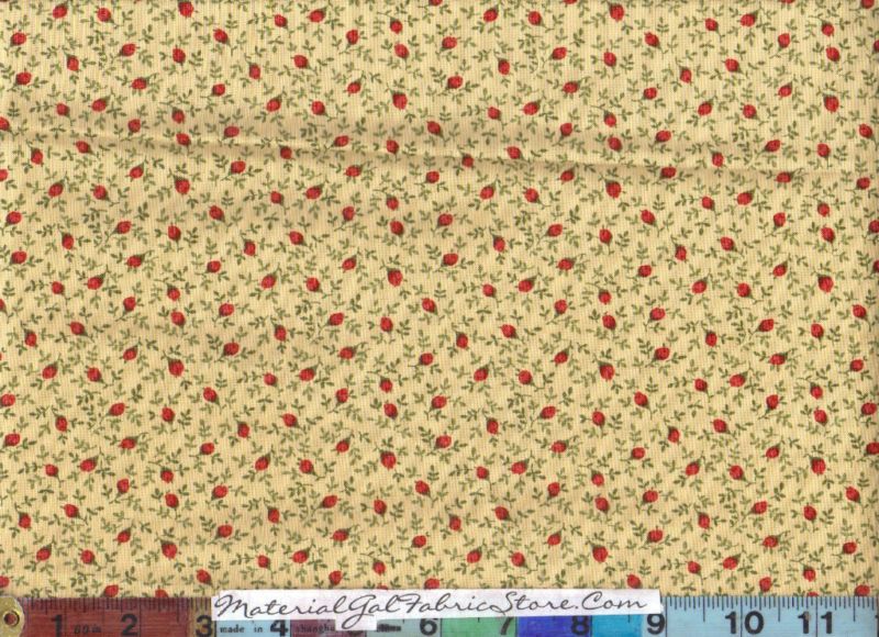 Moda Charlevoix Fabric ~ 14693 18 Sunshine Roses Yellow  