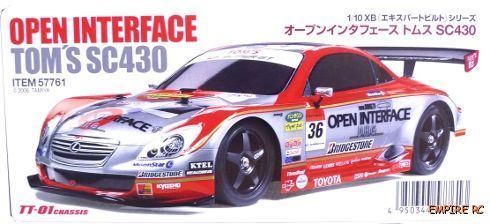 Tamiya 57761 RC RTR Open Interface Toms SC430 110 XB  