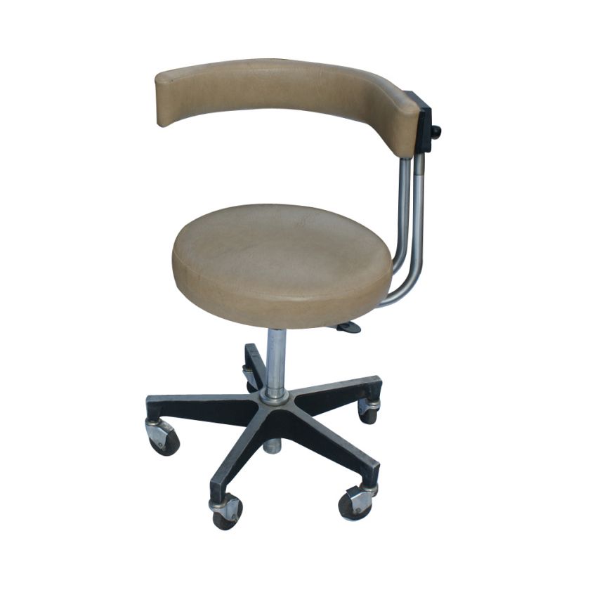 Vintage Dentsply Dental Assistant Operating Stool  