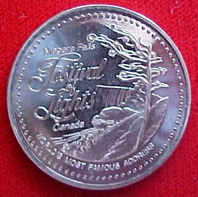 1984 Canada Trade Dollar Niagara Fall Festival of Light  